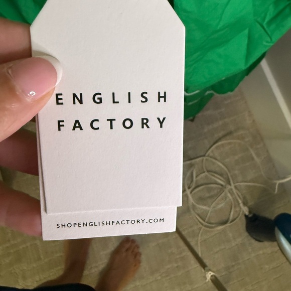 Anthropologie’s English Factory Green Scalloped Maxi Dress - Picture 3 of 10